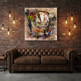 Retro Urban Graffiti Canvas Wall Art – Living Room Decor