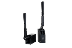 Trak Racer UK VNM Rally and Drift Handbrake V1.5, a black shifter and handbrake for racing simulations, mounted on a racing rig.