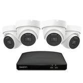 Swann 4K 1TB 8-Channel Wired DVR CCTV Kit with 4 Dome Cameras