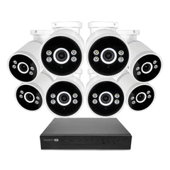 Swann AdvancedX 4K 2TB 16-Channel Wired PoE NVR CCTV with 8 Bullet Camera Kit