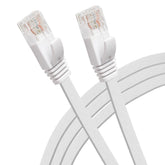 Maplin RJ45 CAT6 UTP Flat Ethernet LAN Cable - White