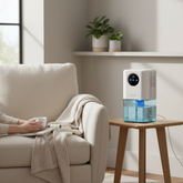 Portable 35oz Dehumidifier – Silent Home Air Moisture Remover with Colour Lights