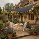 Waterproof Triangle Sun Shade Sail 5x5m – Garden Canopy