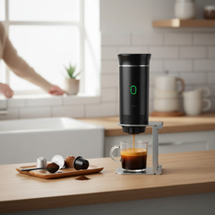 Portable Wireless Electric Espresso Coffee Machine For Travel
