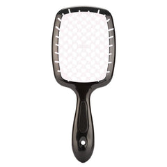 Adistore detangling hair brush with hollow comb design for wet and curly hair, featuring massage bristles for gentle styling.