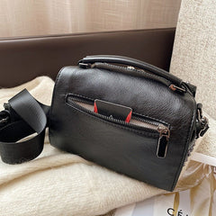Fashion Rivet Women’s Handbag – Black Tote, Crossbody & Shoulder Bag
