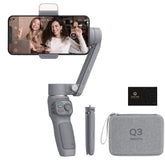 ZHIYUN SMOOTH Q3 phone stabilizer for iPhone and Android, compact gimbal stabilizer for smooth smartphone videos.