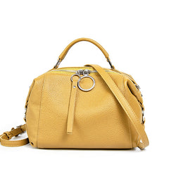 Adistore Zency soft genuine leather women's handbag featuring a versatile tote and crossbody design, with sleek and elegant style.