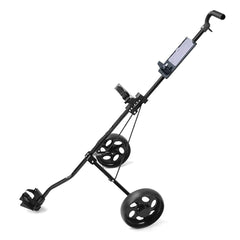 Adjustable Golf Pull Cart – 2-Wheel Trolley with Brake & Lightweight