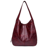 Vintage PU leather Boston handbag by Adistore, small crossbody travel purse with a classic design and compact size.
