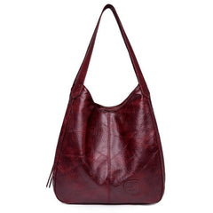 Vintage PU leather Boston handbag by Adistore, small crossbody travel purse with a classic design and compact size.
