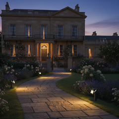 3-Sided Solar LED Path Light with Motion Sensor – Garden