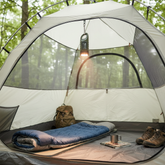 Handheld Solar & Crank LED Flashlight – Rechargeable Camping Light