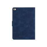 iPad Air 4/5/6 & Pro 11" (2024) Blue Leather Book Flip Case