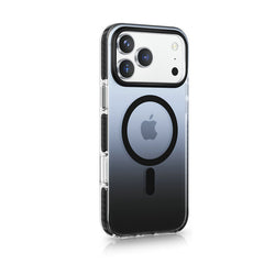Black Phone Base Snapz MagSafe Case fitted on iPhone 17 Pro, showcasing sleek protective design and magnetic attachment.