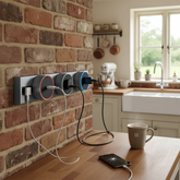 Wall-Mounted USB Power Socket for Home Use