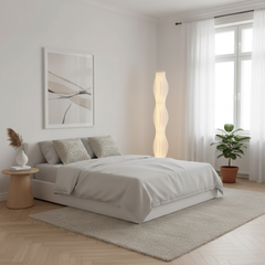 Claeted Nordic Grass Skirts LED Floor Lamp Ambient Bedroom
