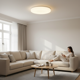 Round LED Ceiling Light – Modern Decorative Fixture for Living Room (18/24/36/48W)
