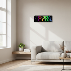 Zapcart 16 Large LED Digital Wall Clock – Modern Home Display