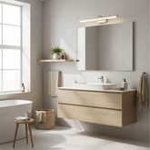 Modern LED Wall Light Bathroom Hardwares Wall Lamp Three Colors Lights