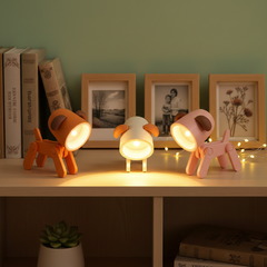 Mini LED Night Light – Cute Cartoon Pet Lamp for Home & Reading