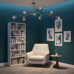 Nordic Glass Pendant Light for Bedroom & Dining