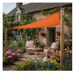 Waterproof Triangle Sun Shade Sail 5x5m – Garden Canopy