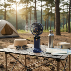 USB Foldable Mini Fan – 5-Speed Travel Neck Fan