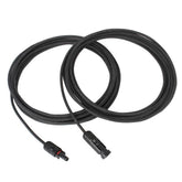 Pair of 5m single core extension cable leads 6.0mm for solar panels and solar charging kits