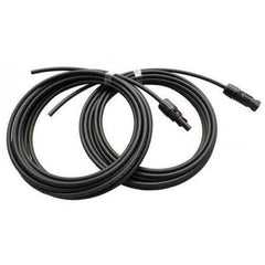 Pair of 5m single core extension cable leads 6.0mm for solar panels and solar charging kits