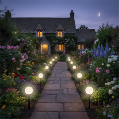 Solar Powered LED Bulb Lamp Waterproof for Outdoor Garden