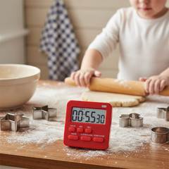 Choice Digital Kitchen Timer For Kids With Loud Alarm And Clear Display Memory Recall