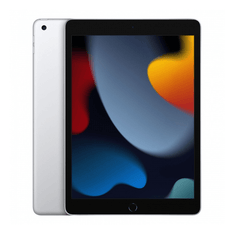 Refurbished iPad 9 (2021) 256GB Wi-Fi tablet by RefurbPhone, showing the sleek silver design and screen display.
