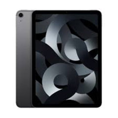 Refurbished iPad Air 5 (2022) with 256GB storage, Wi-Fi + Cellular, unlocked, by RefurbPhone, showcasing the tablet's sleek design.