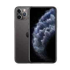 Refurbished iPhone 11 Pro with 512GB storage and unlocked status, showing the front display with a sleek design.