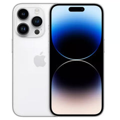 Refurbished iPhone 14 Pro with 256GB storage from RefurbPhone, unlocked, showing the front display with sleek design.
