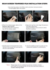 Futhope Tempered Glass Screen Protector For Tesla Model 3 Y Highland juniper 2021-2025
