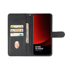 Samsung Galaxy A35 black leather book flip case by Phone Base, showing front view with wallet-style design and card slots.