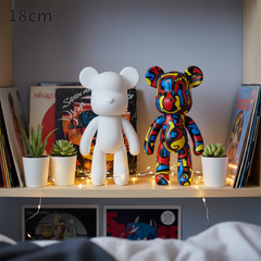 Bearbrick DIY Sculpture For Parents And Kids Paintable Gift