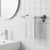 Ruithoe Suction Cup Folding Towel Rack No Drill Wall Mount For Apartment 30 40 50 cm