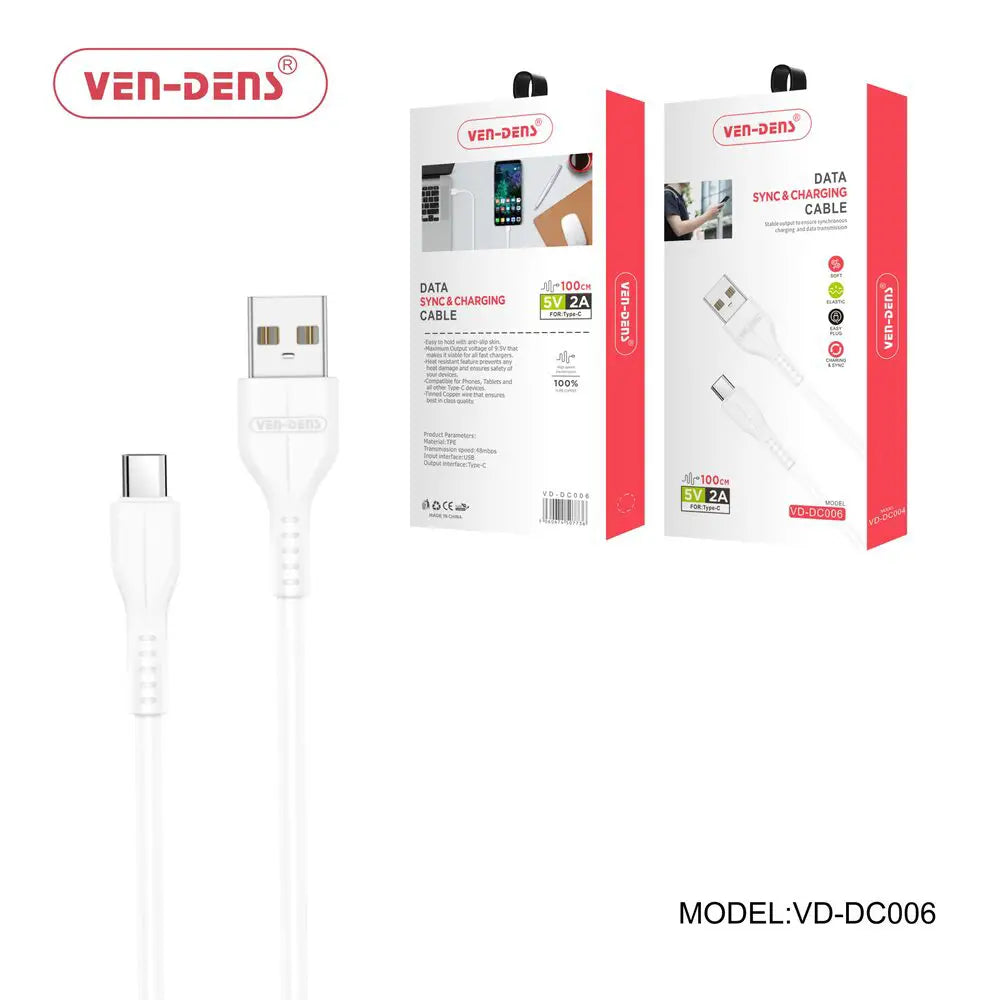 Phone Base USB A to USB C fast charging data cable connected to devices, showcasing durable cable construction and secure connectors.