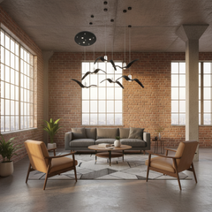 Seagull Pendant Lamp – Brokis Night Birds Resin Silhouette