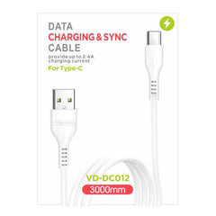 Phone Base USB A to USB C fast charging data cable with flexible design and durable connectors for quick device charging and data transfer.
