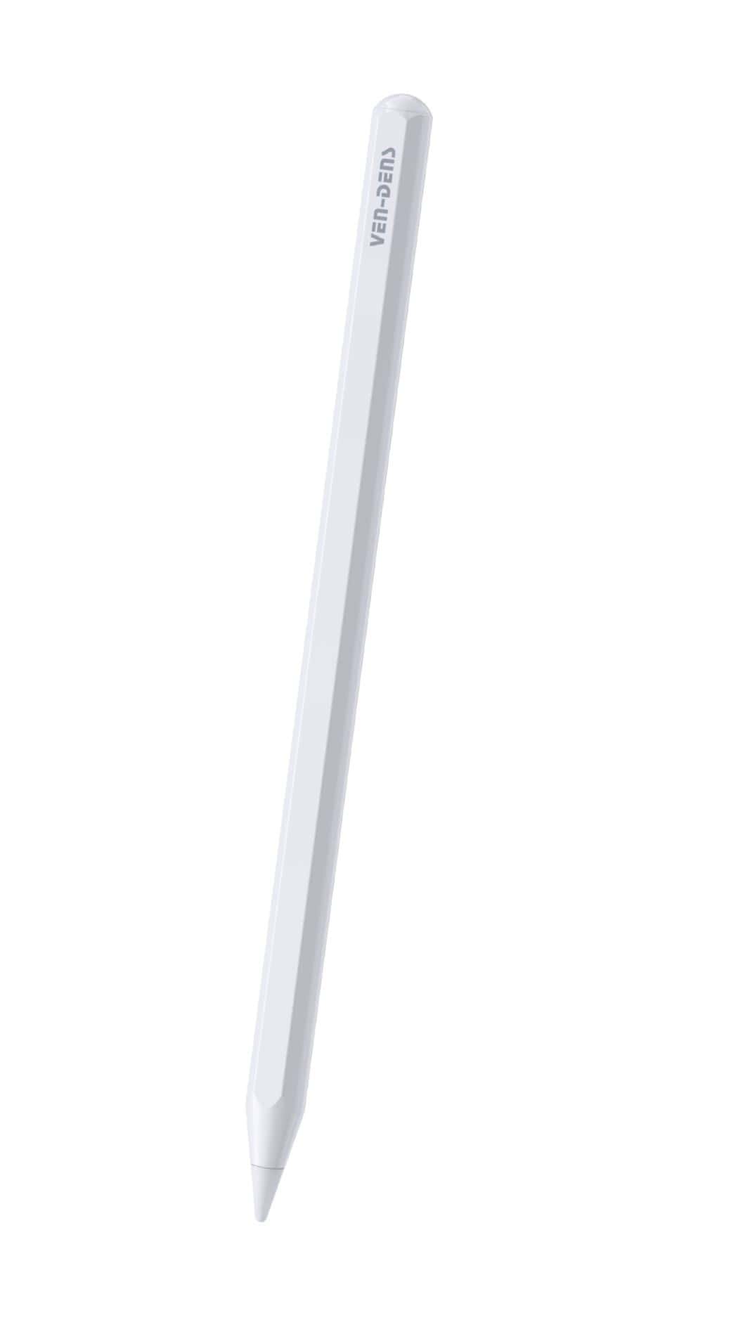 Phone Base stylus pen for iPad with palm rejection and USB-C fast charge, shown in a close-up of the sleek black design.