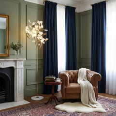 Nordic Ginkgo Leaf Floor Lamp – Modern Bedroom & Living Room Light
