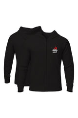 XAPE Classic Strength Logo Oversized Zip Hoodie - Black