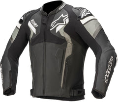 Damoto  Atem V4 Motorcycle Leather Jacket Black/Gray/White