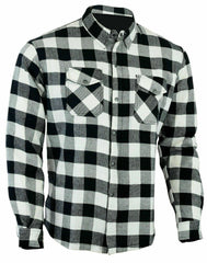 DAT 02 Motorcycle Flannel Lumberjack Shirt Made with Dupont™Kevlar® CE Armour