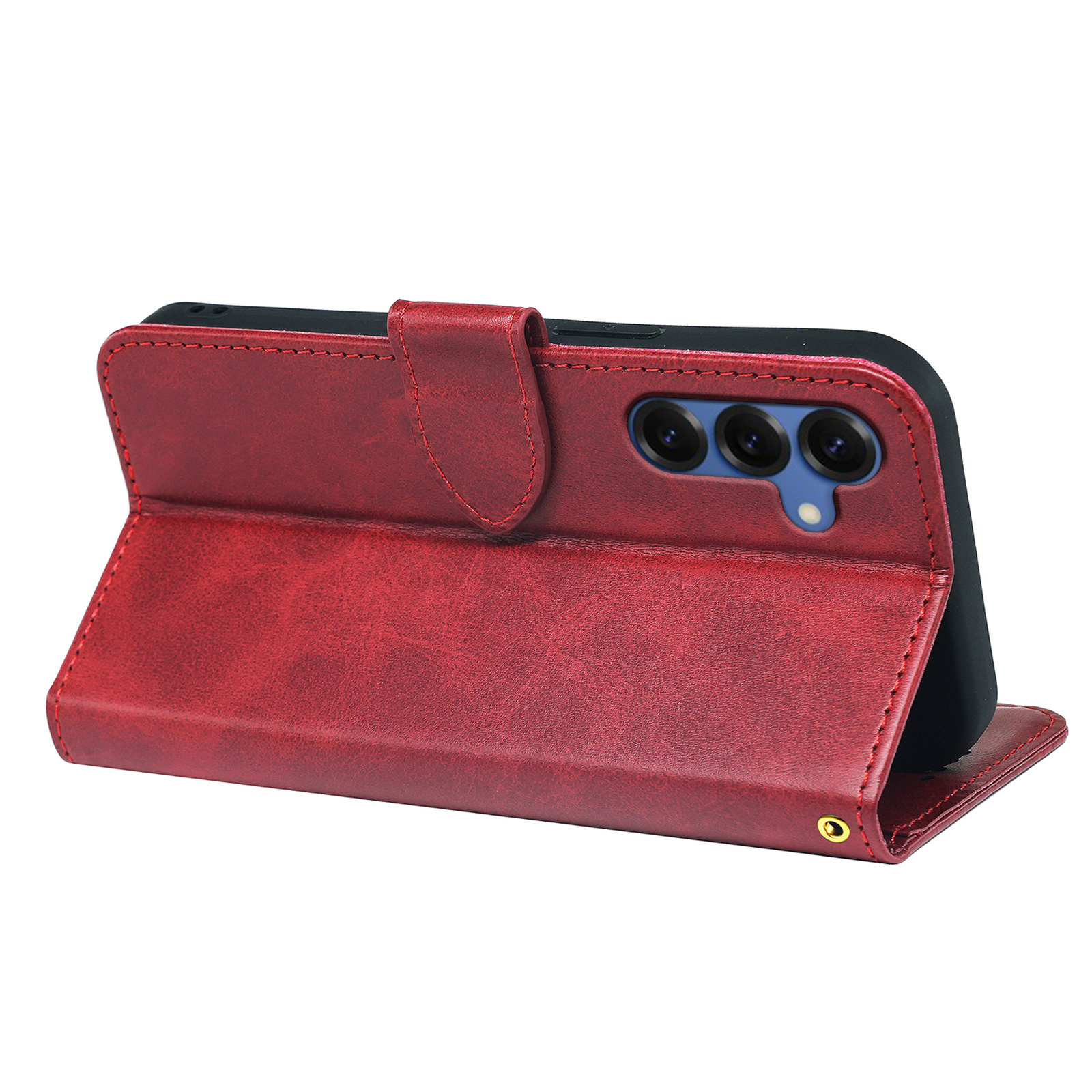 Samsung Galaxy S25 Series Book Flip Case by Phone Base, leather wallet-style phone cover with card slots and protective flip design.