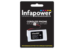 InfaPower Cordless Telephone Rechargeable Ni-MH AA Batteries - Pack of 2